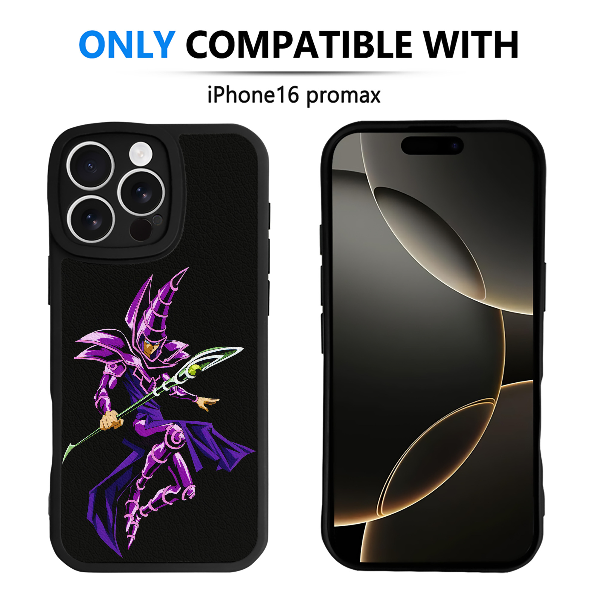 遊☆戯☆王 Yu-Gi-Oh! 【iPhone 16シリーズ対応】シリコンスマホケース（レザー調） 材質：シリコン